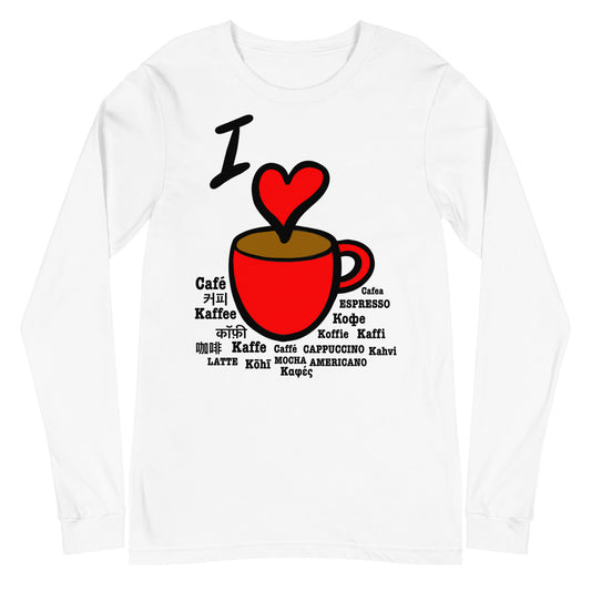 Unisex Café Long Sleeve Tee